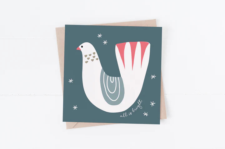 Christmas Dove Card